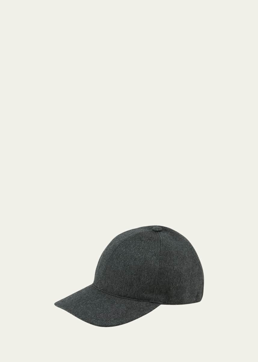 Bergdorf Goodman Men's Solid Cashmere Baseball Cap
