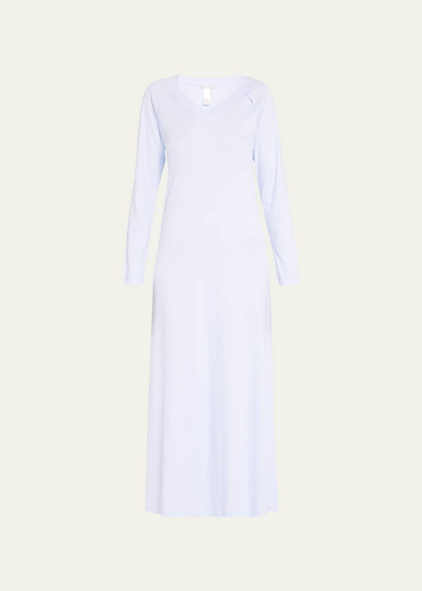 Hanro Pure Essence Long-Sleeve Nightgown