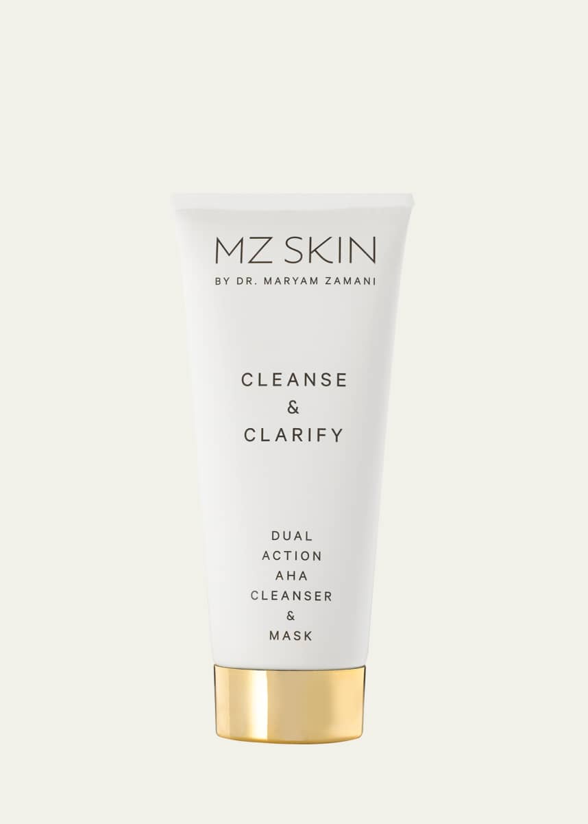 MZ Skin Cleanse and Clarify Dual Action AHA Cleanser and Mask, 3.4 oz.