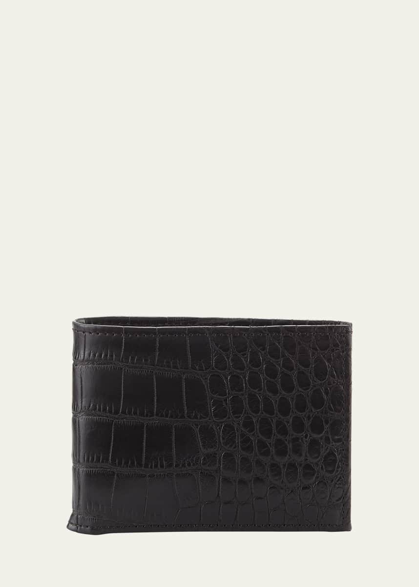 Abas Alligator Bi-Fold Wallet