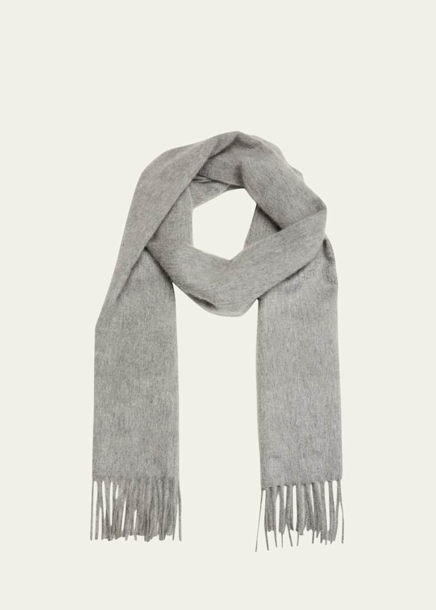 Begg x Co Men's Arran Cashmere Fringe Scarf