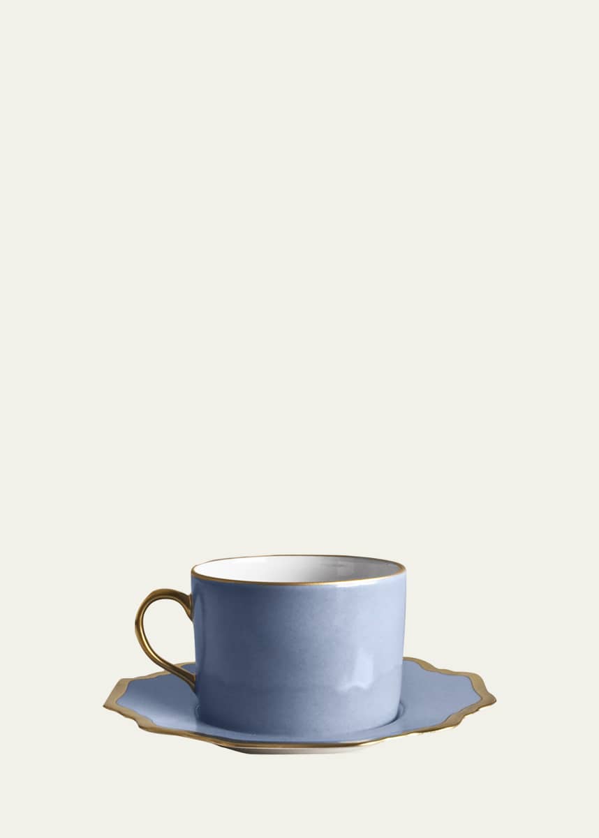 Anna Weatherley Anna's Palette Sky Blue Teacup