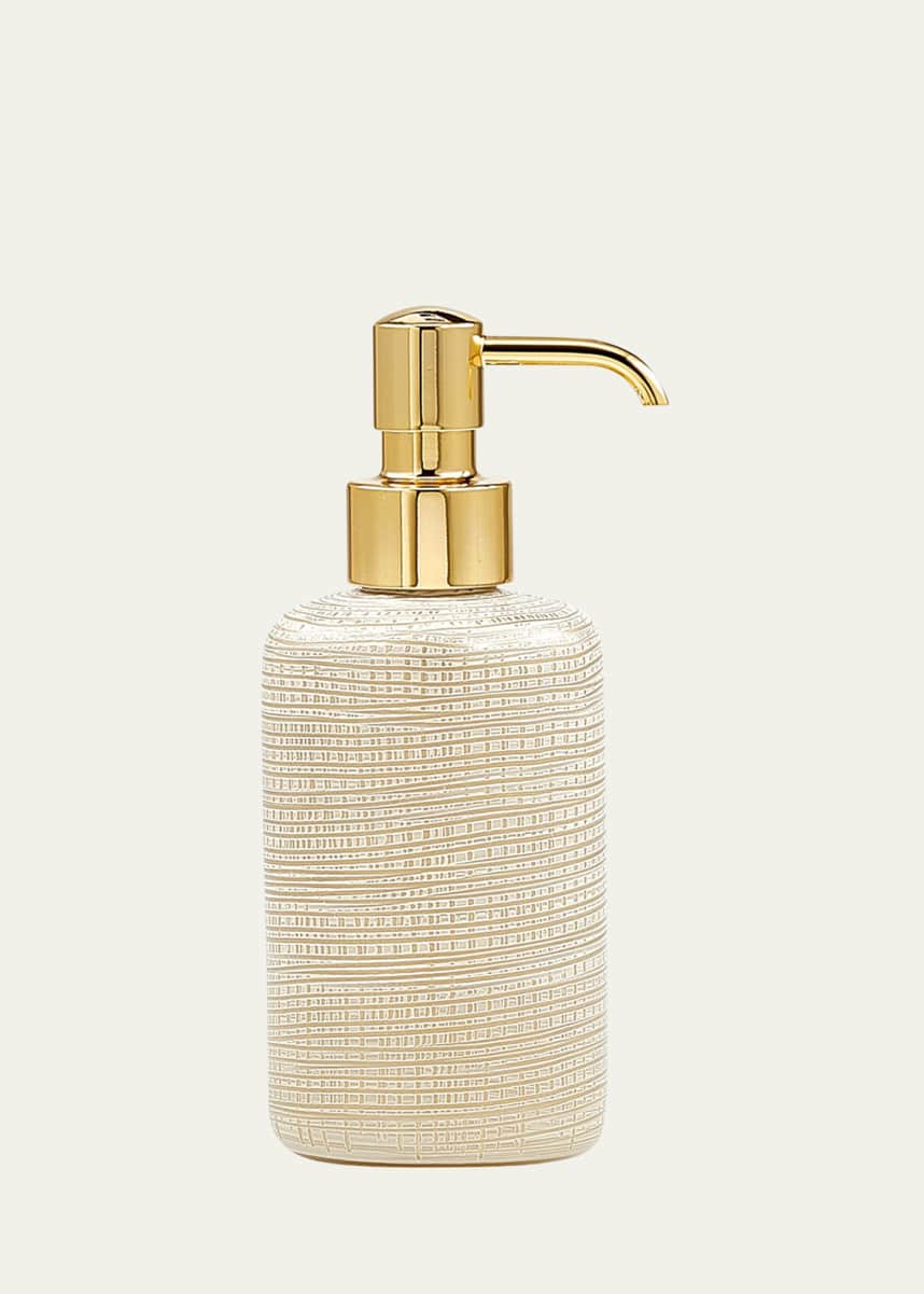 Labrazel Woven Pump Dispenser, Gold