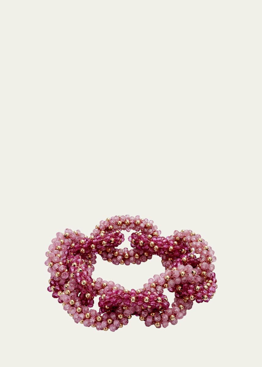 Meredith Frederick 14k Yellow Gold, Topaz, and Zircon Bead Bracelet