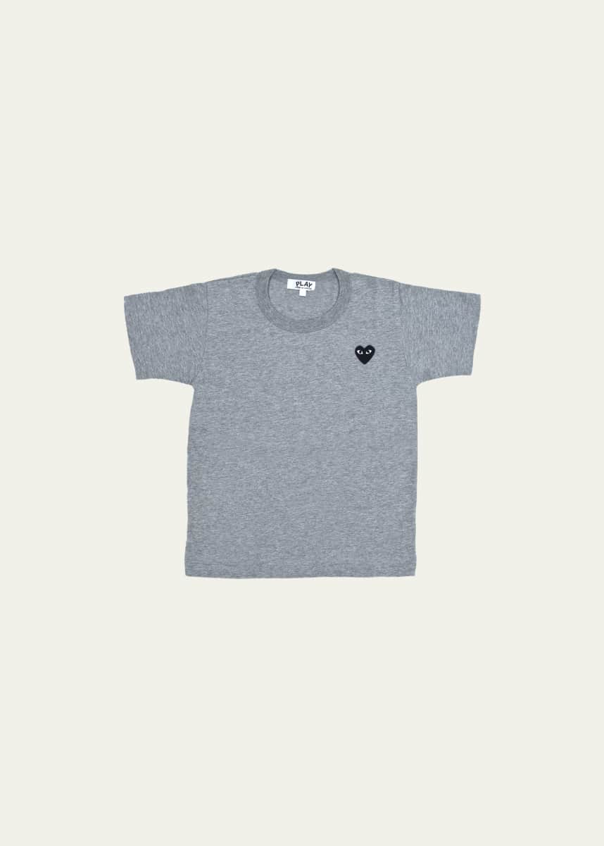 Comme des Garcons Kid's Signature Heart Short-Sleeve T-Shirt, Size 2-6