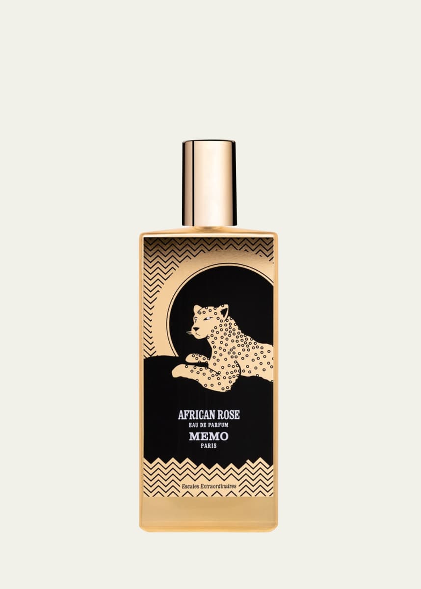 Memo Paris African Leather Rose Eau de Parfum, 2.5 oz./ 75 mL