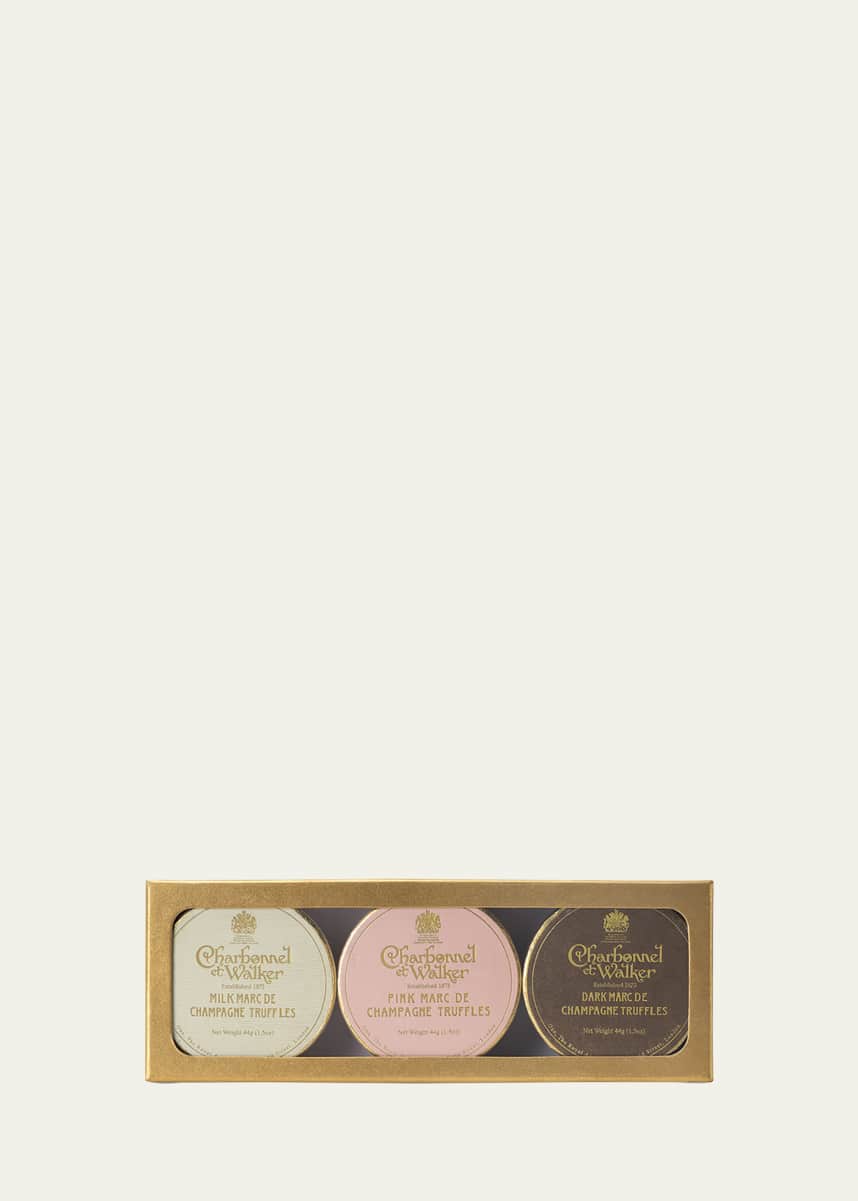 Charbonnel Et Walker Marc de Champagne Small Trio Truffle Set