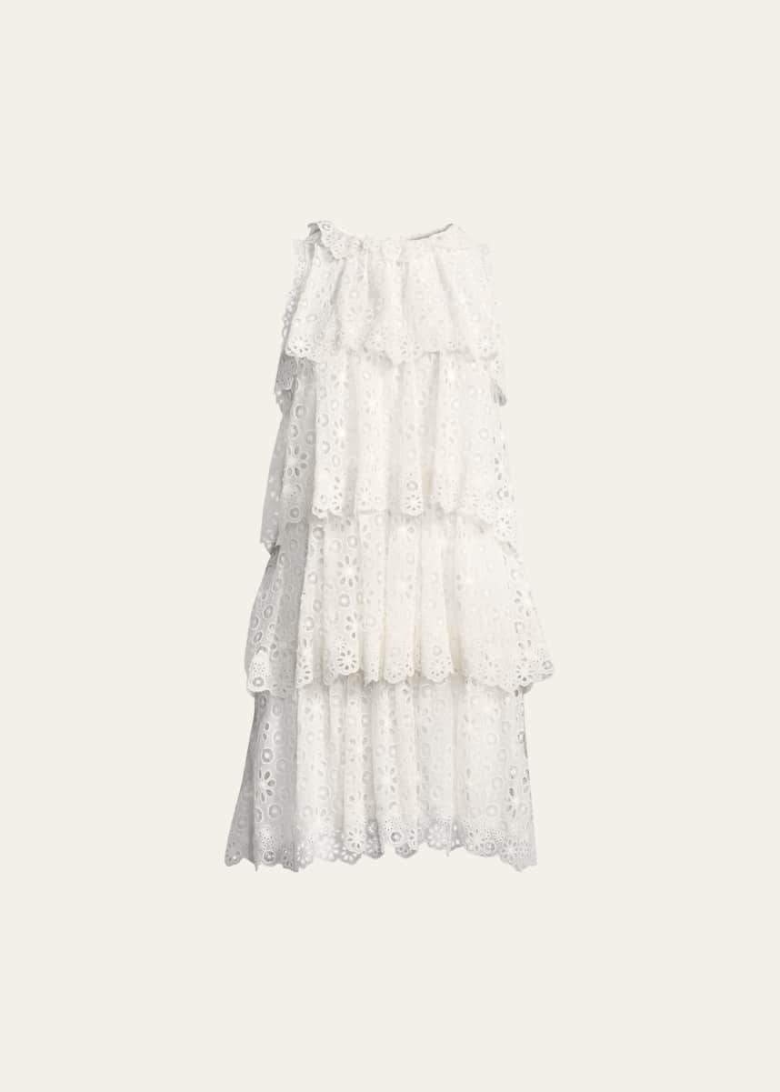 Rebecca taylor pinwheel eyelet dress top