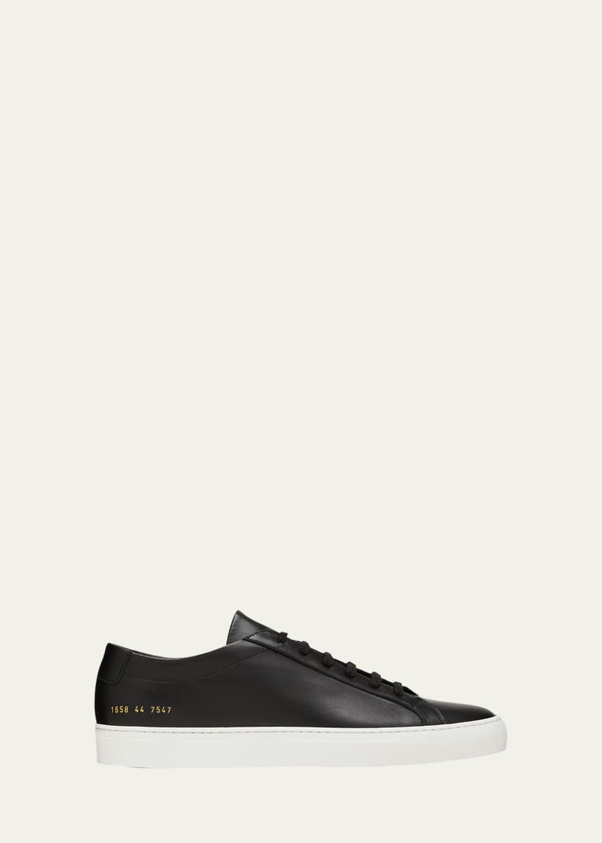 Common Projects Men's Achilles Leather Low-Top Sneakers