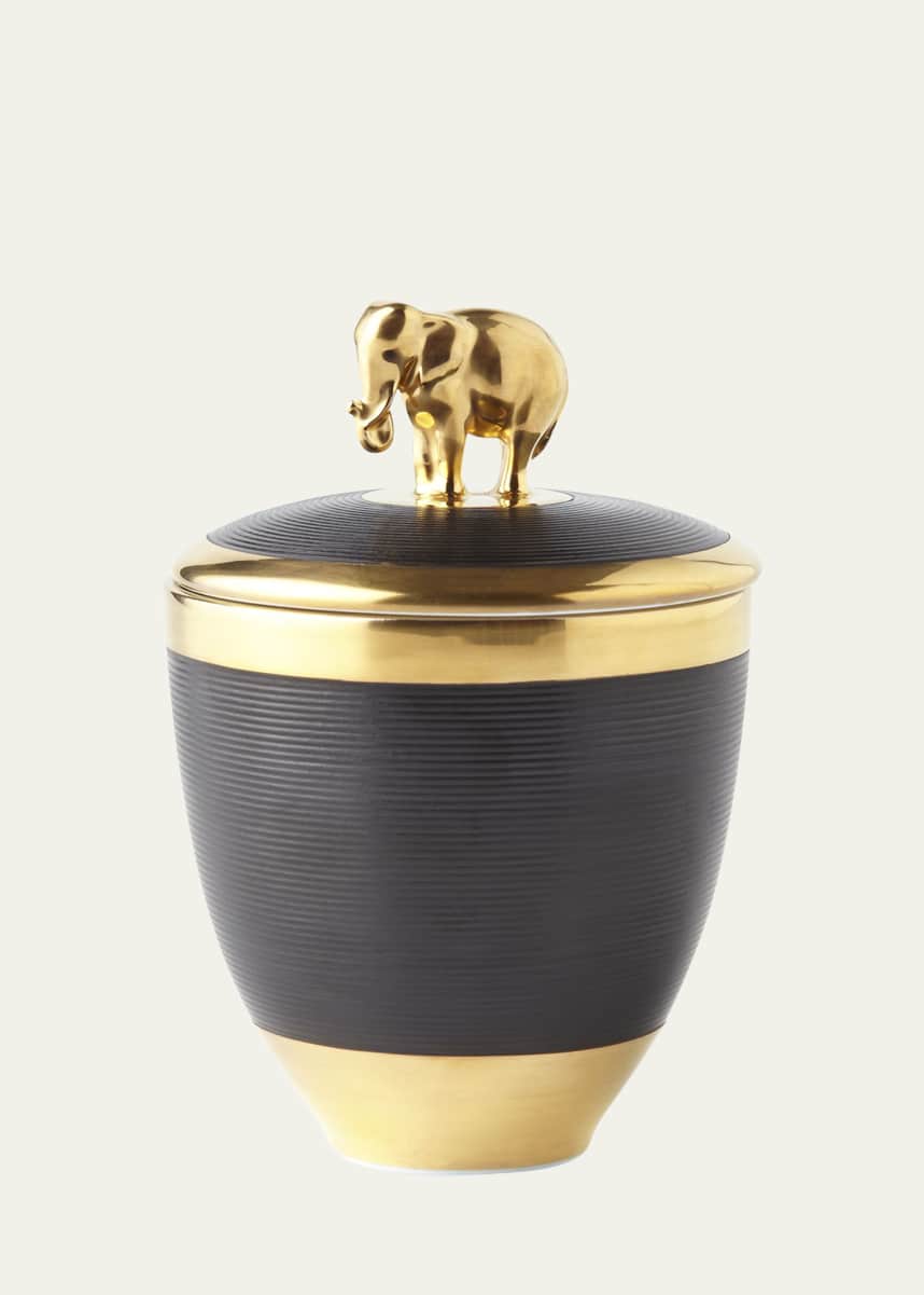 L'Objet Elephant Noir Candle