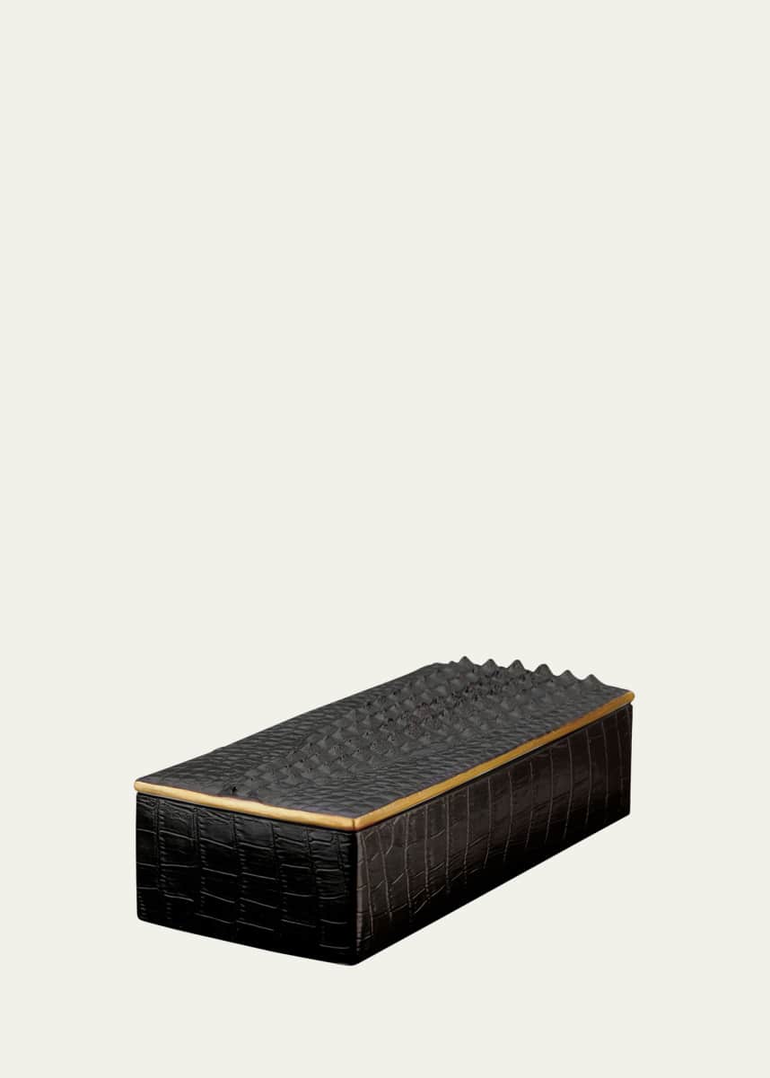 L'Objet Crocodile Rectangular Box