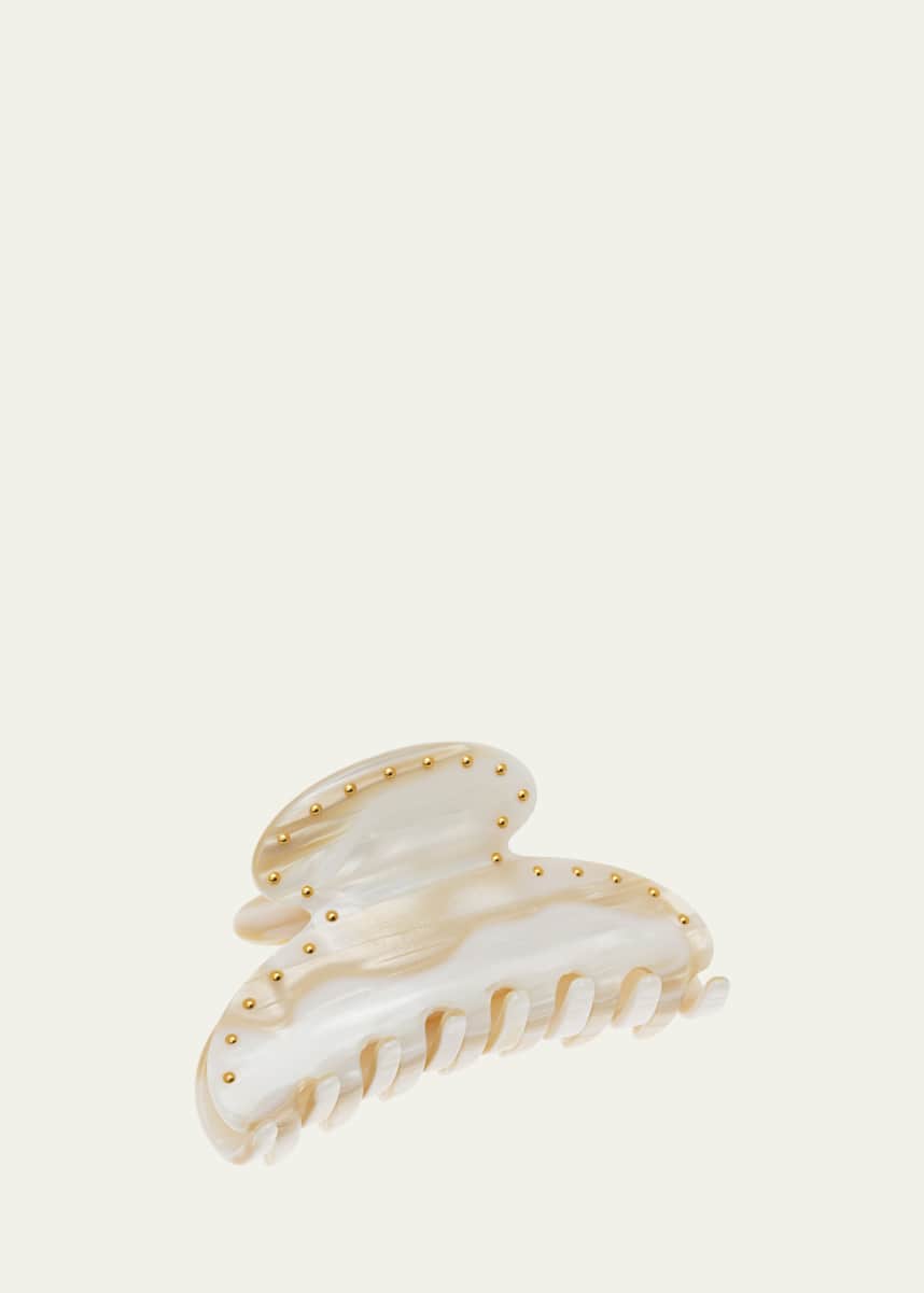 France Luxe Studded Couture Jaw Clip