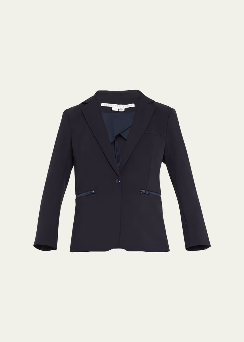 Veronica Beard Scuba Schoolboy Blazer Jacket