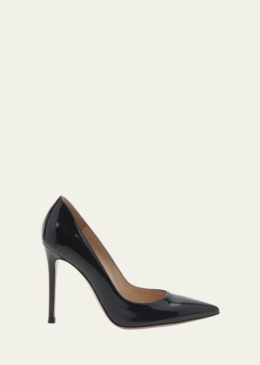 Gianvito Rossi Patent Point-Toe Pumps