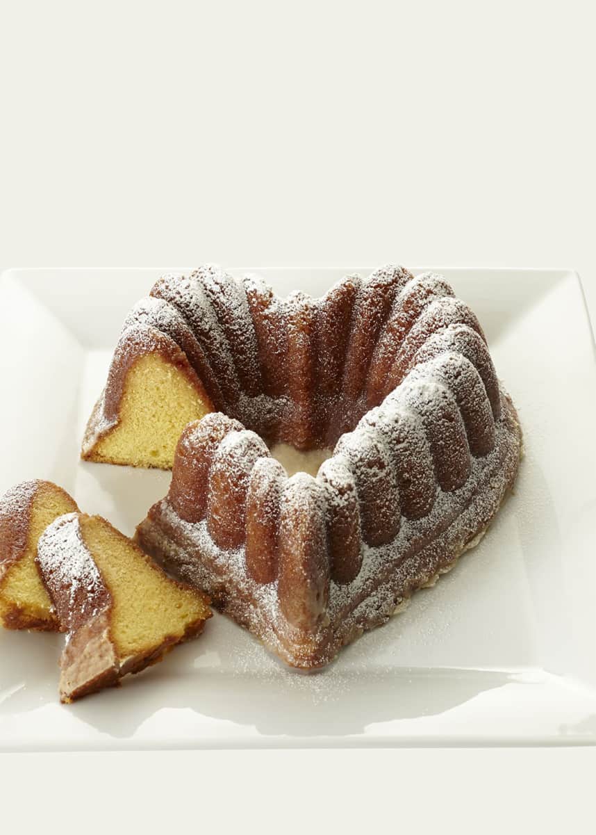PM Delights Heart-Shaped Rum Cake
