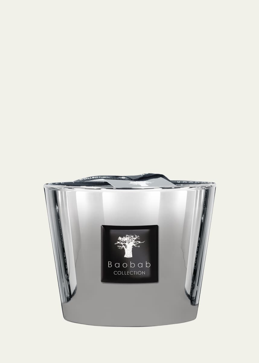Baobab Collection Platinum Scented Candle, 3.9"