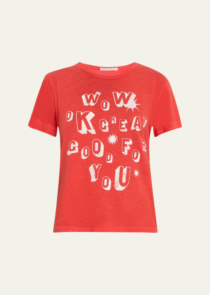 MOTHER The Sinful Graphic Crewneck Tee