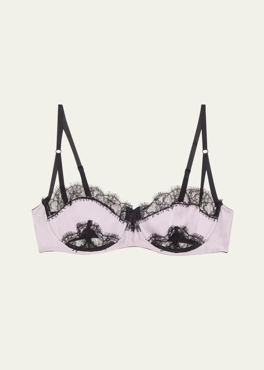 Kiki De Montparnasse Sensuel Lace-Trim Underwire Balconette Bra