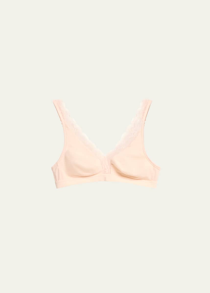 Hanro Cotton Lace Wire-Free Soft Cup Bra