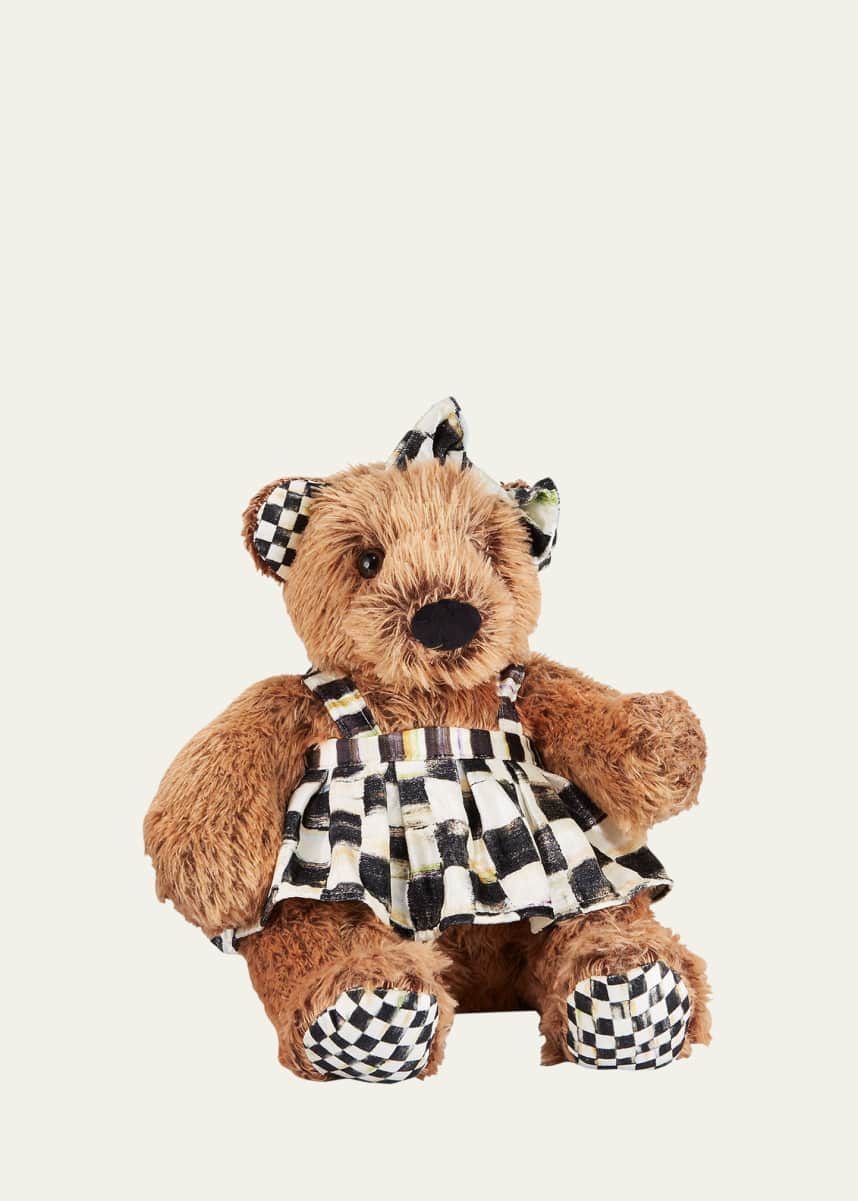 MacKenzie-Childs Kenzie the Bear Stuffed Teddy Bear