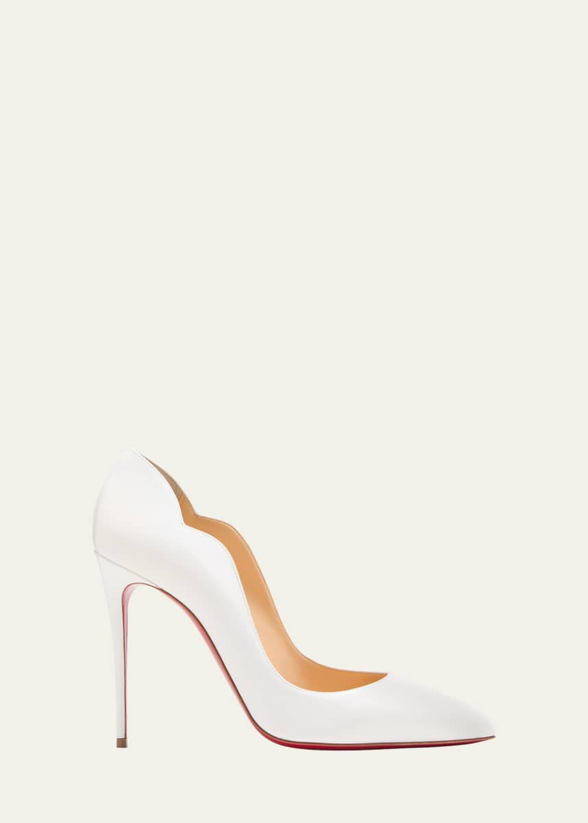 Christian Louboutin Hot Chick 100 Patent Red Sole High-Heel Pumps