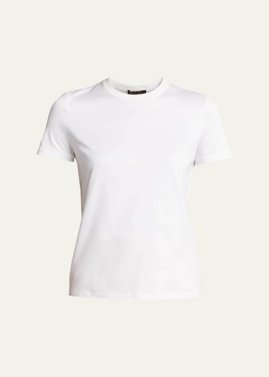 Loro Piana Short-Sleeve Logo Tee