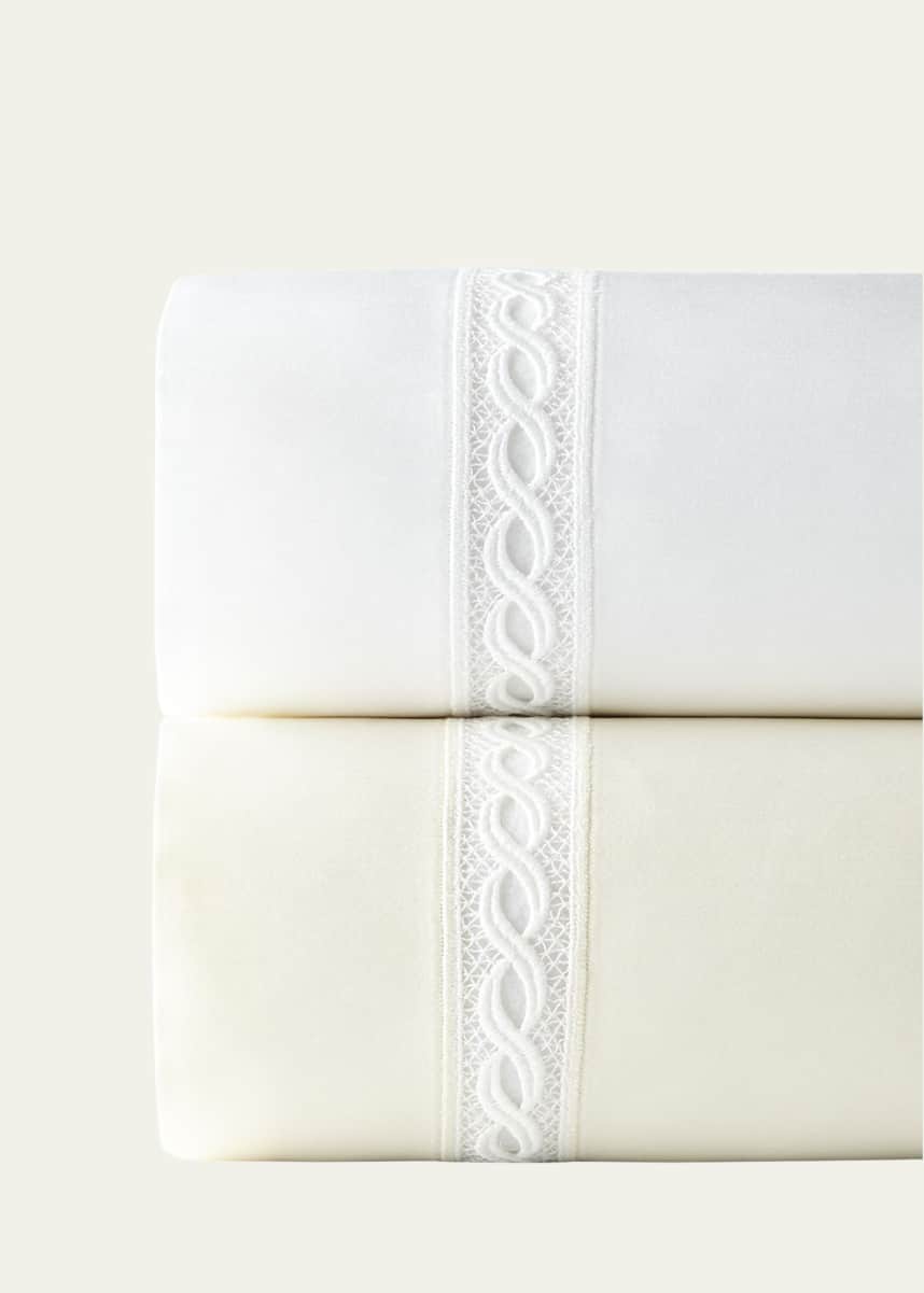 Sferra Millesimo King Sateen Flat Sheet