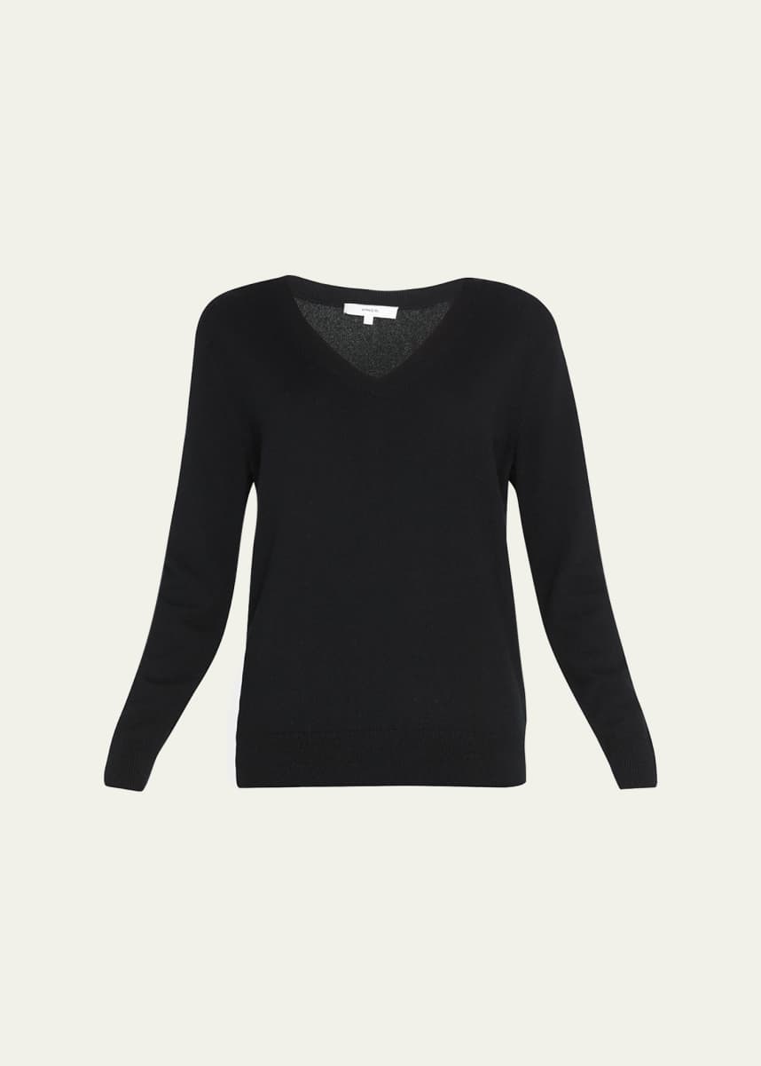 Vince Weekend V-Neck Cashmere Pullover Sweater