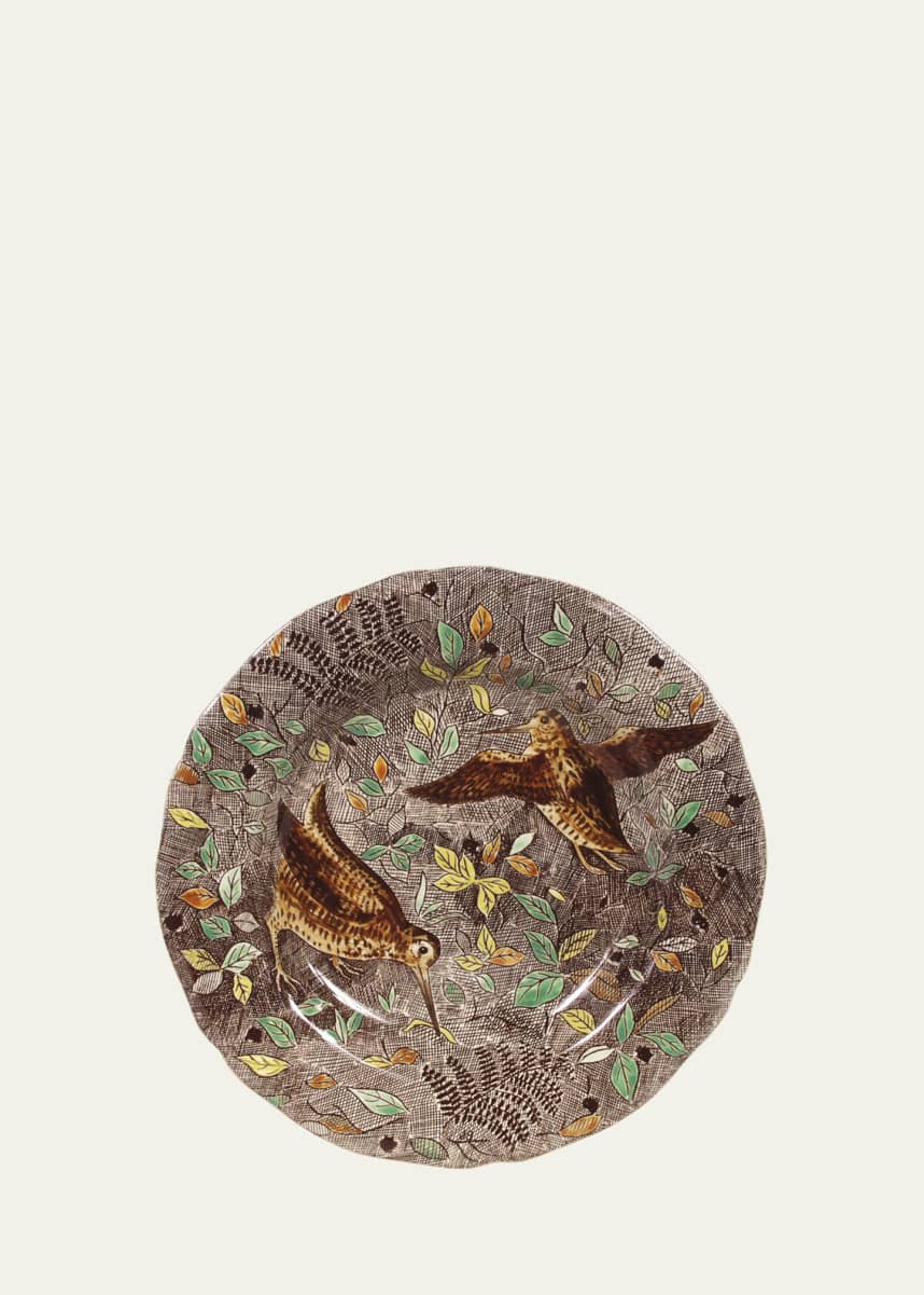 Gien Rambouillet Woodcock Dinner Plate