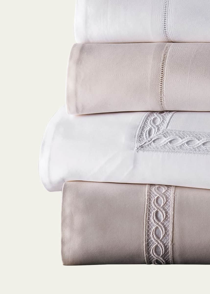 Sferra Millesimo King Lace Sateen Duvet Cover