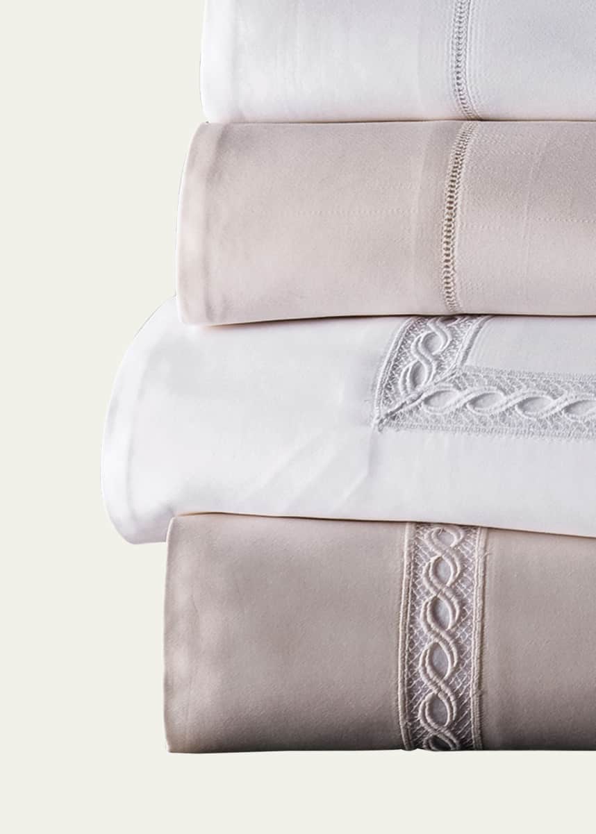 Sferra Millesimo King Lace Sateen Duvet Cover