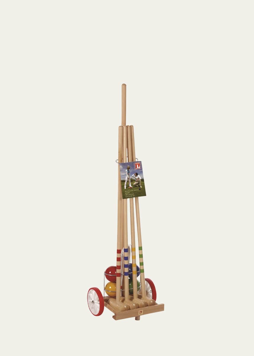 Kettler Kids' Croquet Set with Trolley Cart