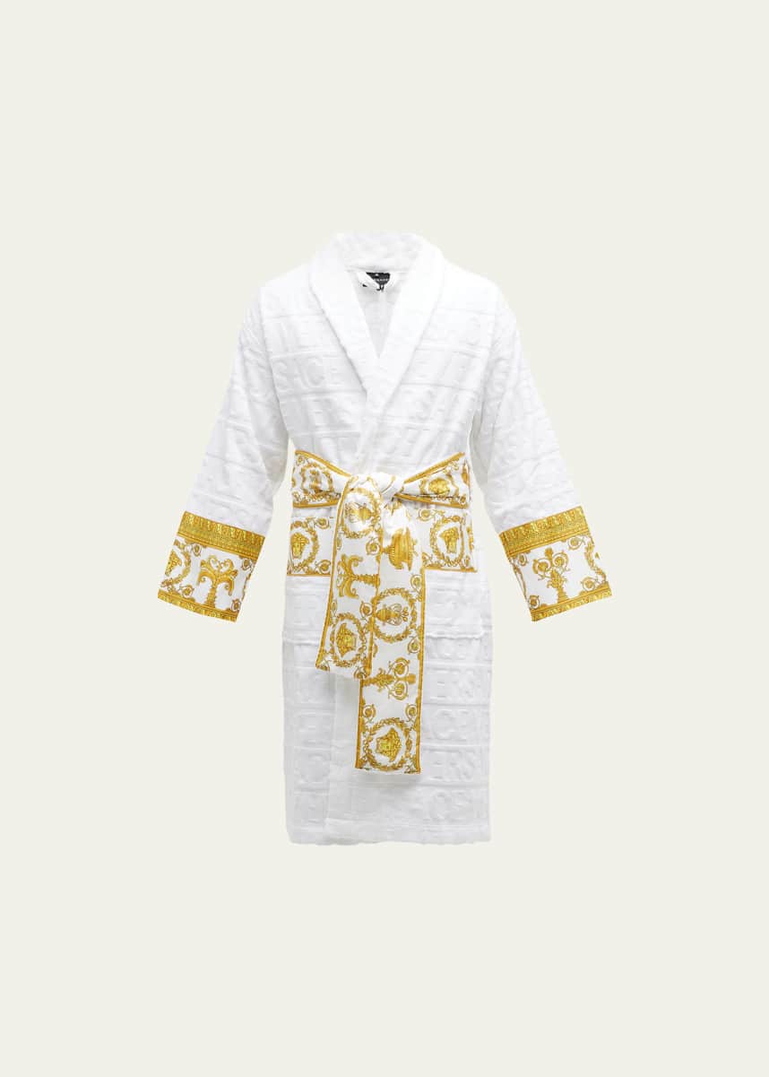Versace Unisex Barocco Sleeve Robe