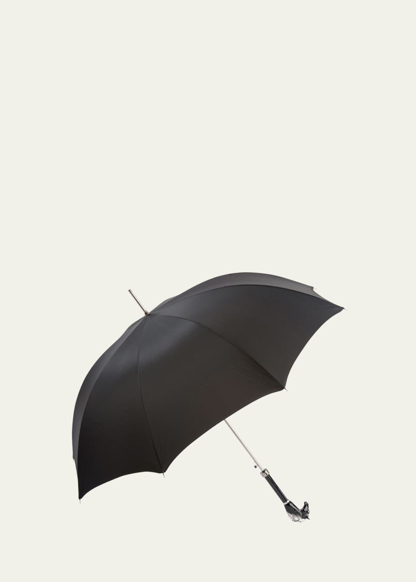 Pasotti Since 1956 Men's Horse-Handle Umbrella