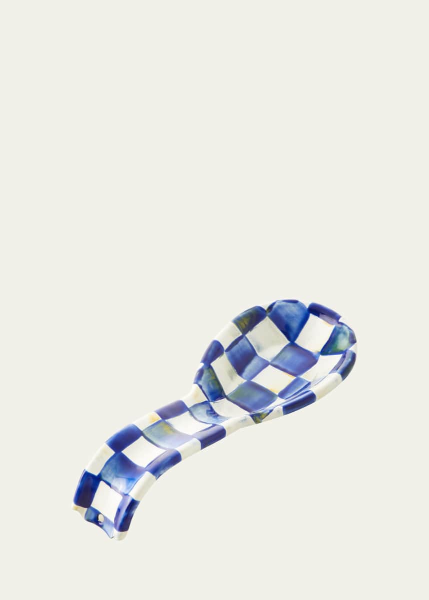 MacKenzie-Childs Royal Check Spoon Rest