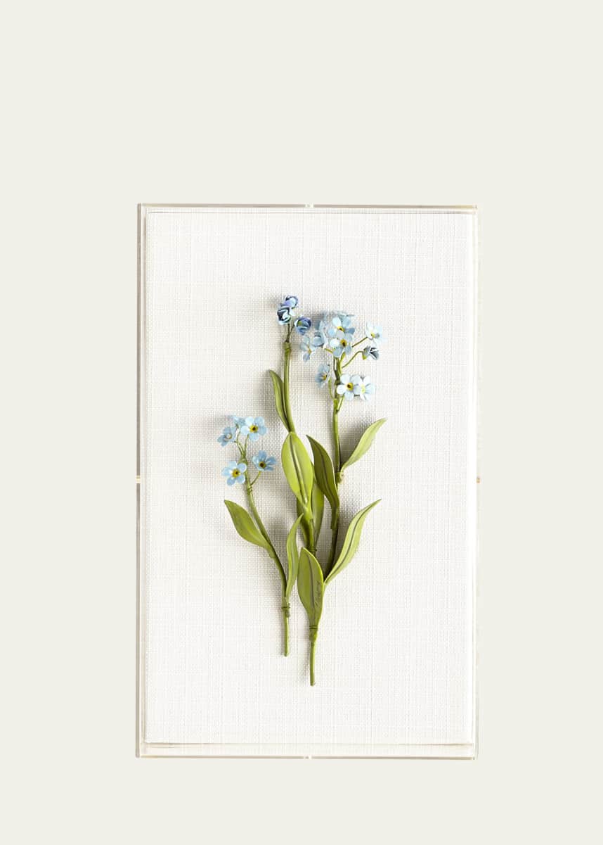 Tommy Mitchell Original Painted Forget-Me-Not Study
