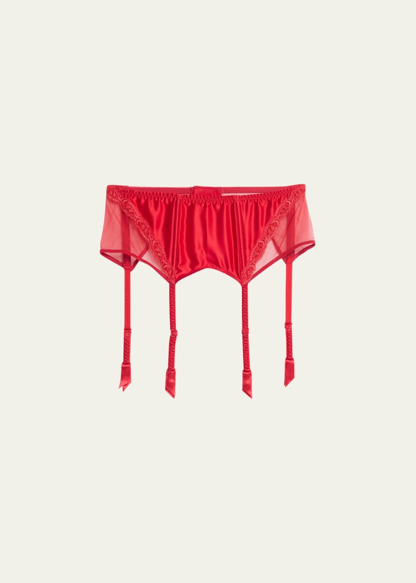 Lise Charmel Splendeur Soie Lace-Trim Suspender Belt