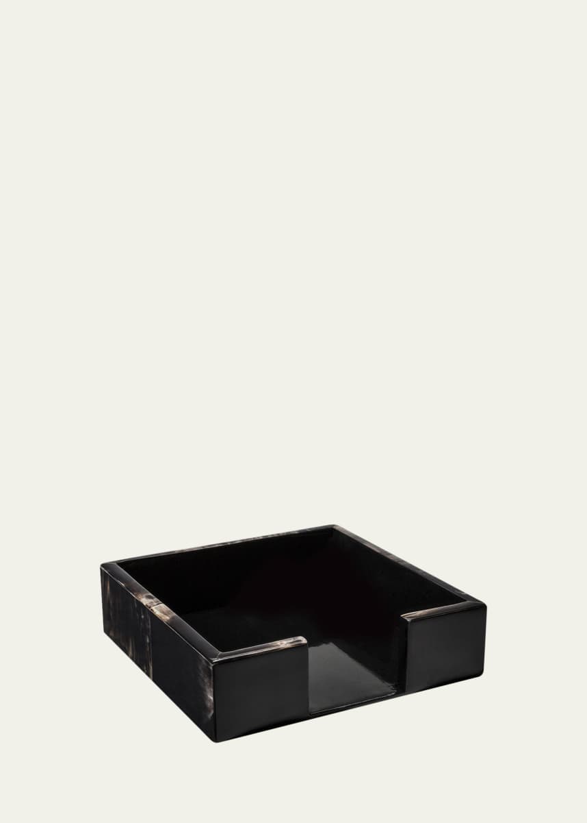 LADORADA Horn Veneer Large Dinner Napkin Holder