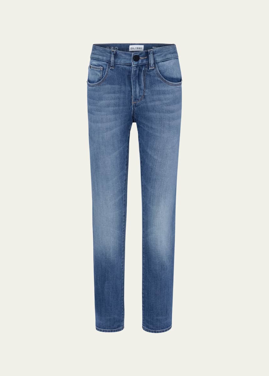 DL1961 Boy's Brady Slim-Fit Denim Jeans, Size 2-7