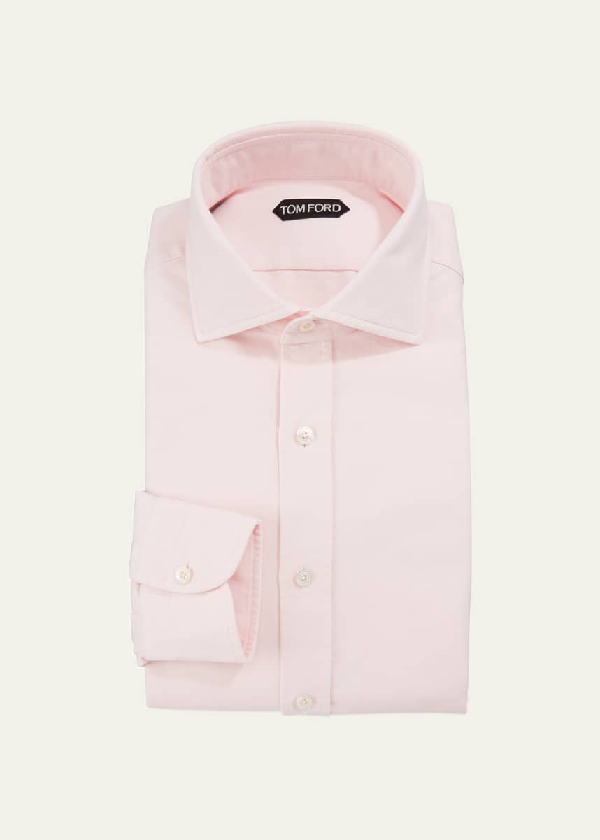TOM FORD Men's Long-Sleeve Solid Dress Shirt