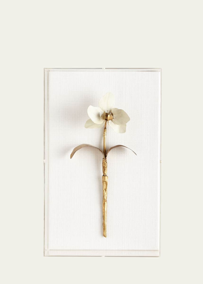 Tommy Mitchell Original Gilded Orchid 1 Study on Linen