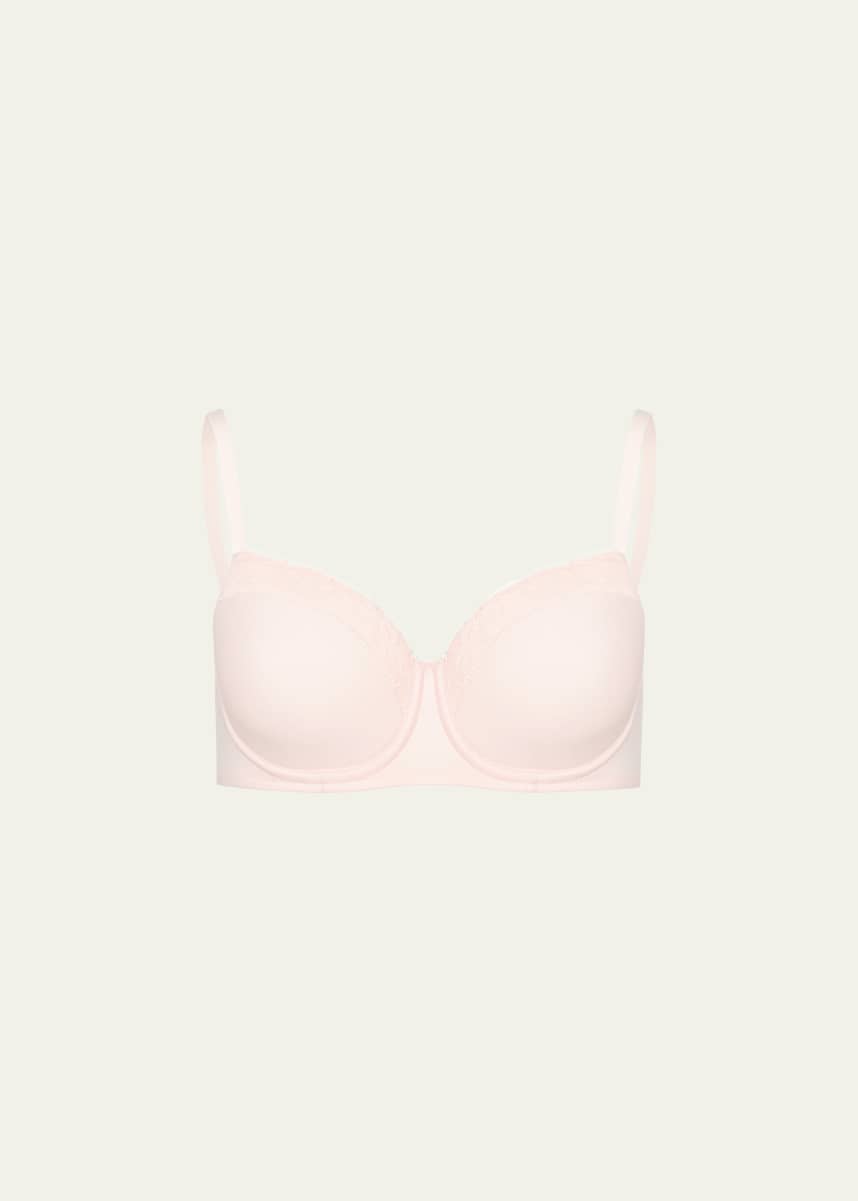 Hanro Cotton Lace Spacer T-Shirt Underwire Bra