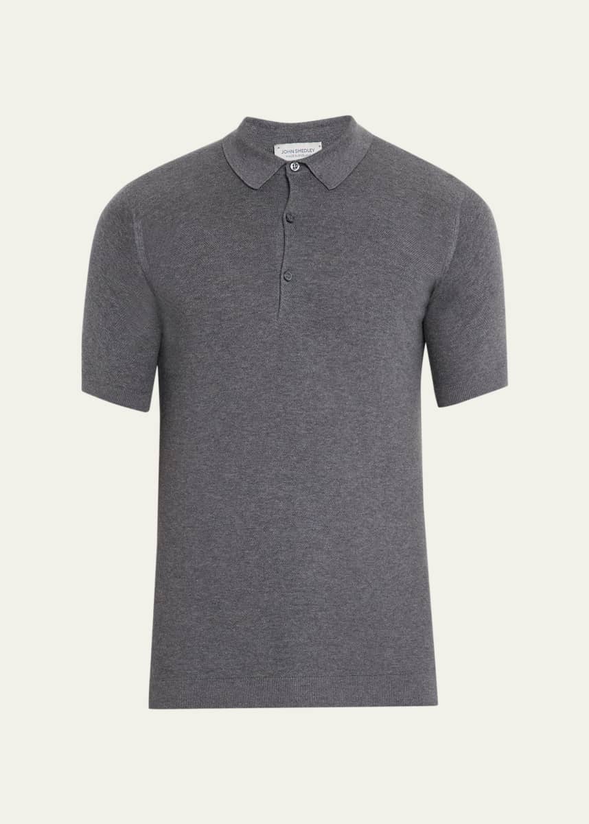 John Smedley Men's Roth Cotton Polo Shirt