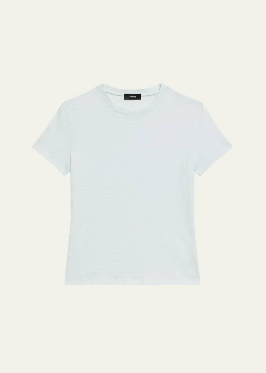 Theory Tiny Tee 2 Nebulous Organic Cotton Top