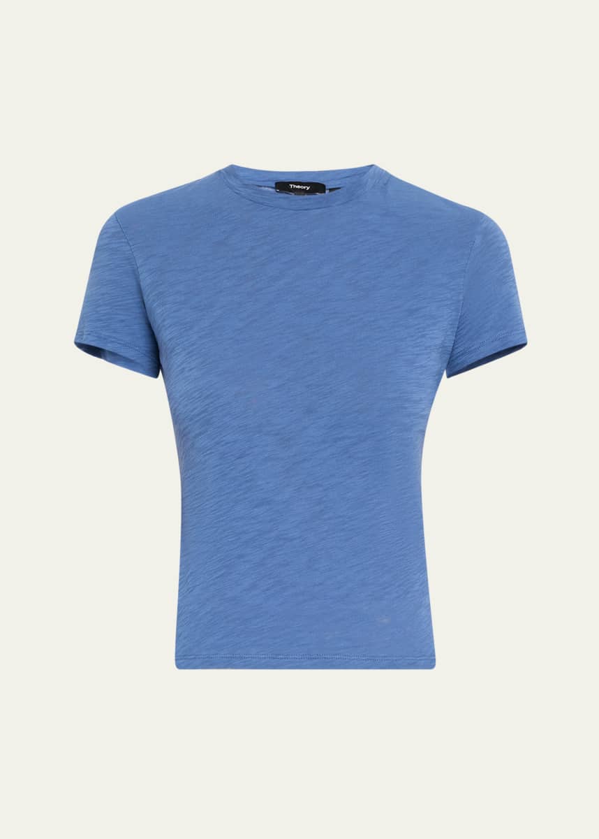 Theory Tiny Tee 2 Nebulous Organic Cotton Top