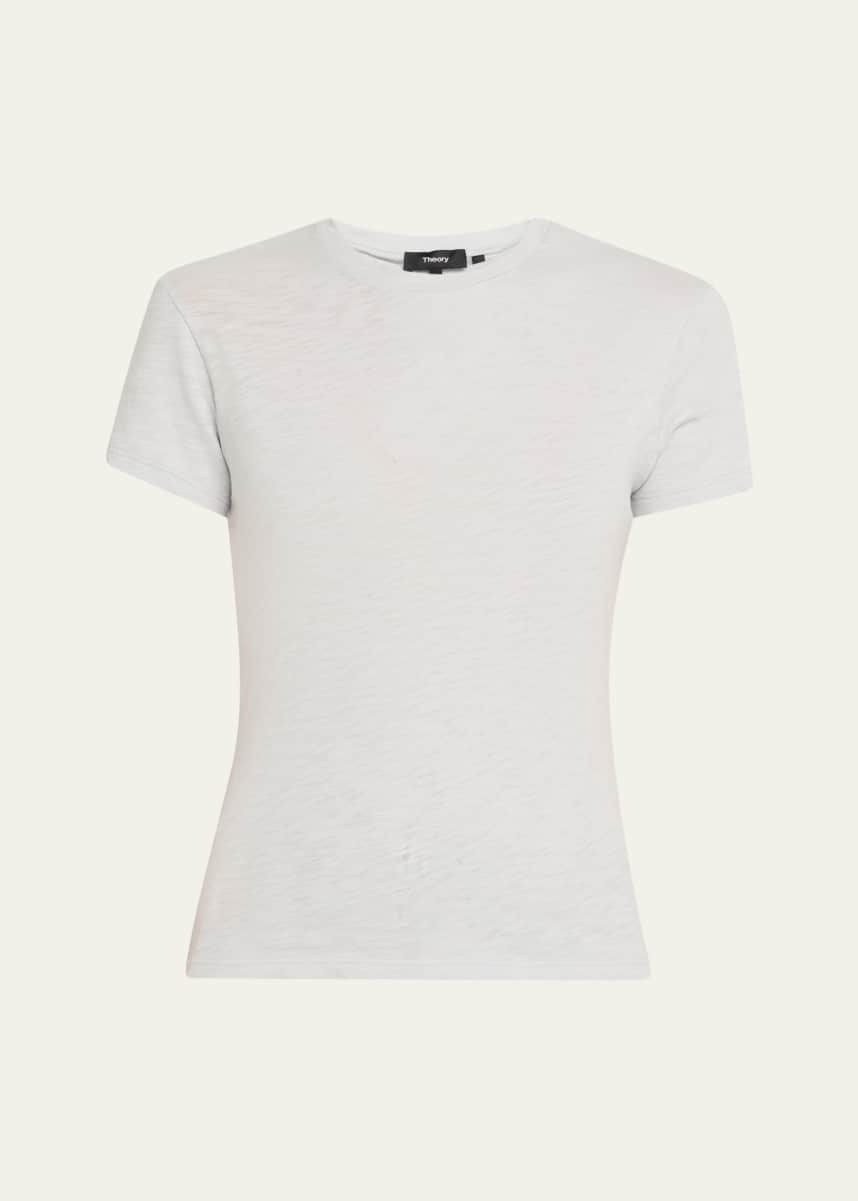 Theory Tiny Tee 2 Nebulous Organic Cotton Top