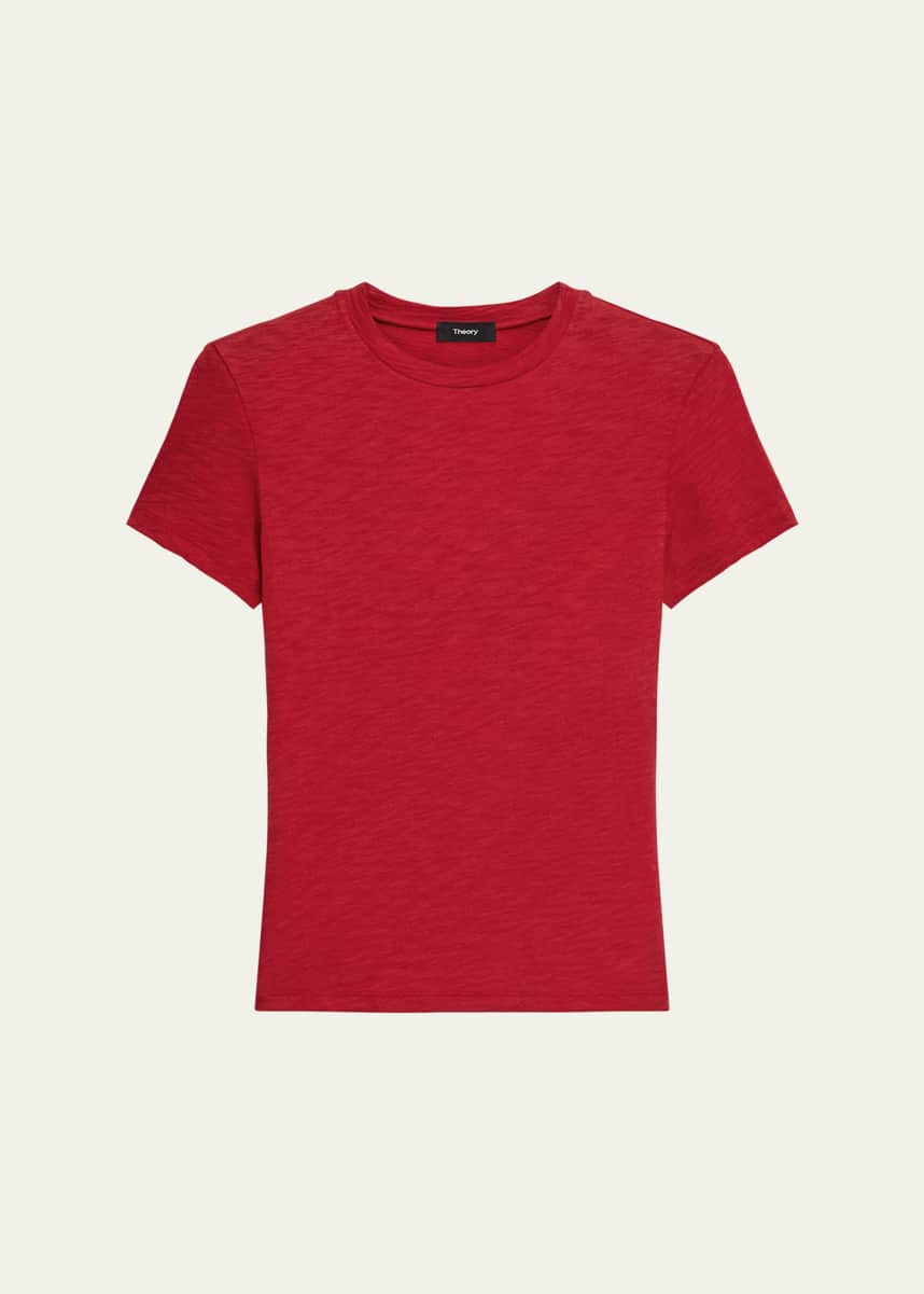 Theory Tiny Tee 2 Nebulous Organic Cotton Top