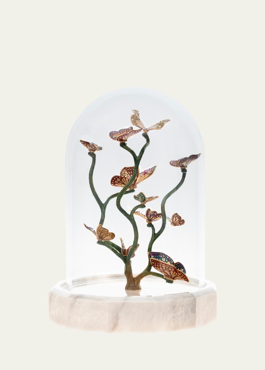 Jay Strongwater Butterfly Branch Cloche