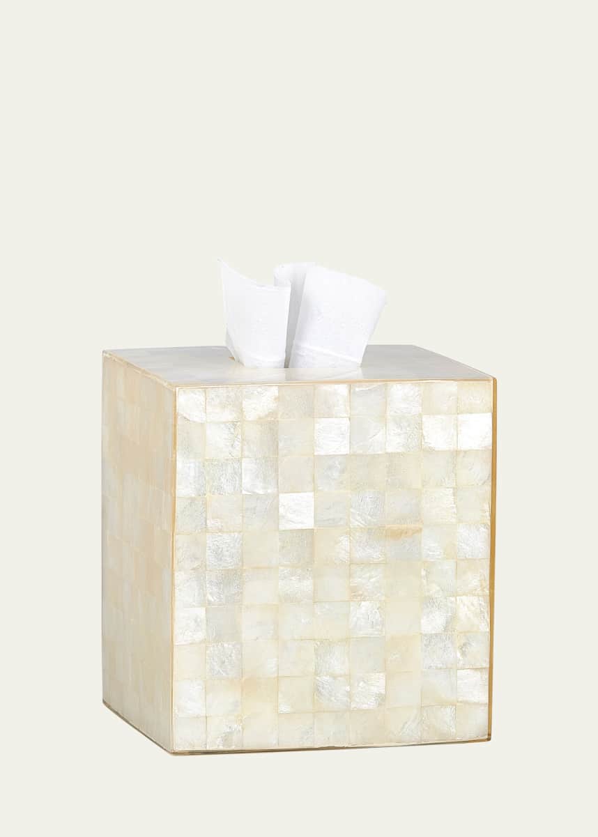 Labrazel Capiz Ivory Tissue Box Cover