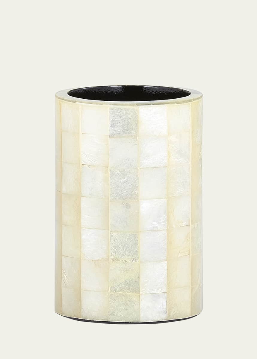 Labrazel Capiz Ivory Brush Holder